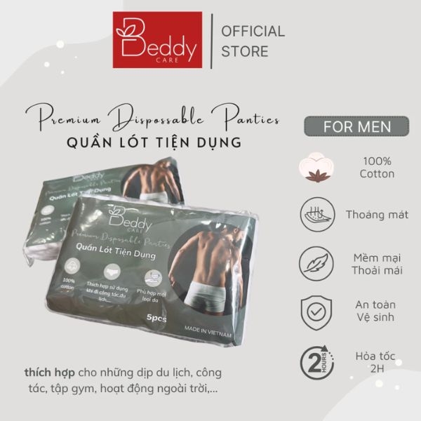 [COMBO 10 Set 50C ] Quần lót cotton tiện dụng cho Nam, du lịch, công tác, chơi thể thao, học quân sự