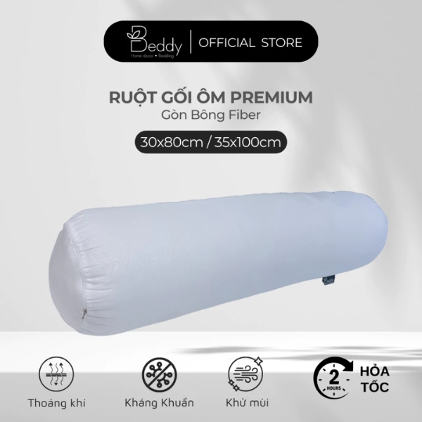 [Ruột Gối Ôm] Beddy Fiber Mềm Mịn, Đàn Hồi Tốt, Thoáng Khí, Dễ dàng vệ sinh